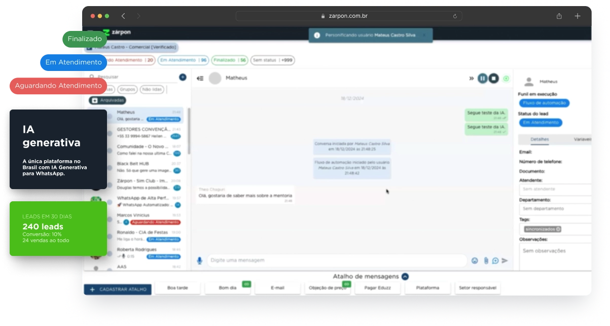A Revolução dos Chatbots para Automação: O Caso do Chatbot da Zarpon
